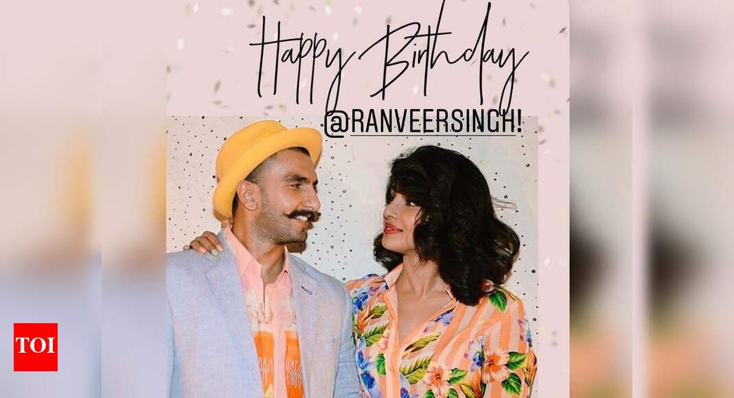Priyanka Chopra Wishes Ranveer Singh On His 35th Birthday Captions You Re The Life Of Your Quarantine Party Hindi Movie News News Reader Board news reader board