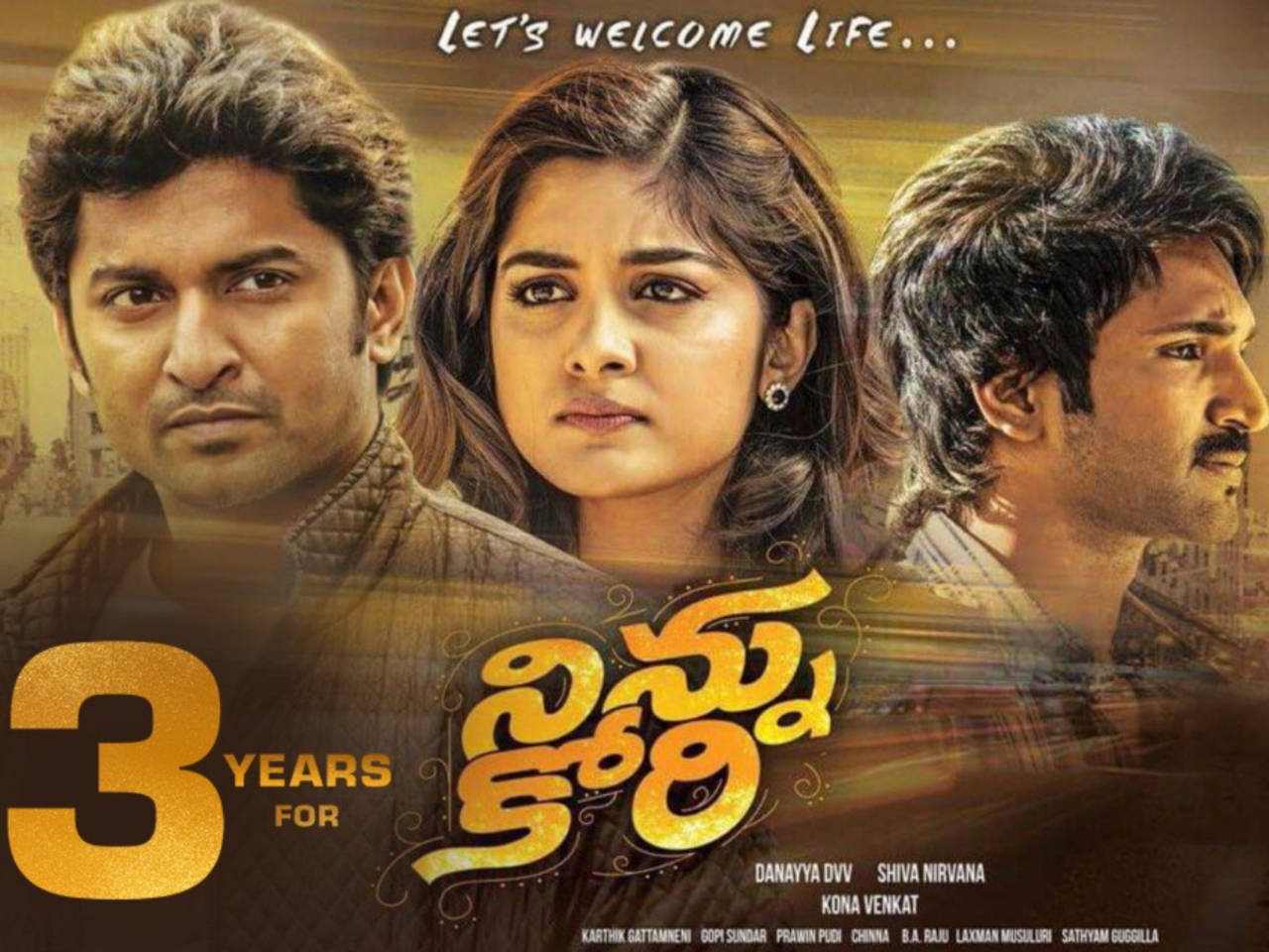 Ninnu Kori completes 3 years: Shiva Nirvana reminisces about the ...