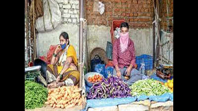 Hyderabad: Vendors protest police action at vegetable market in Old City