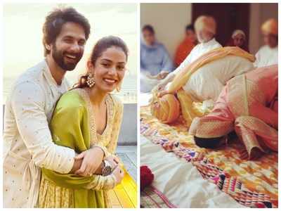 Mira Rajput shares an unseen photo with hubby Shahid Kapoor from their wedding day as they celebrate their 5th anniversary