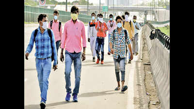 Gurugram: Factories open but many who stayed put still jobless