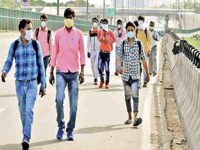 Gurugram: Factories open but many who stayed put still jobless