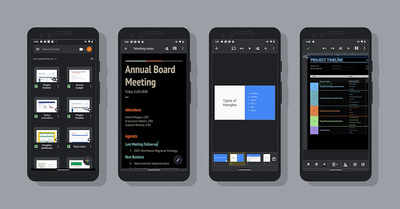 Google enables dark mode for Docs, Sheets, and Slides for Android smartphone users