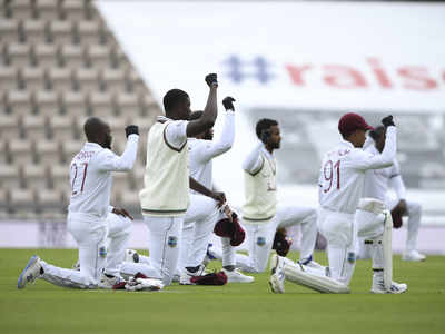 England vs West Indies, 1st Test: England and Windies players take a knee in Southampton