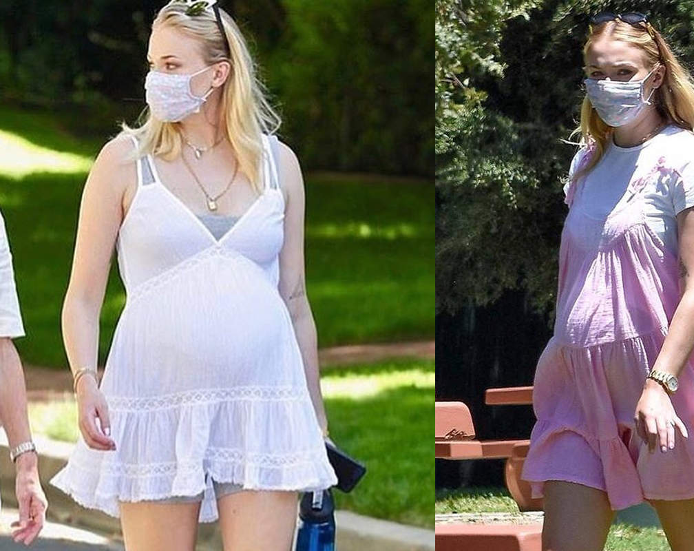 
Priyanka Chopra's sister-in-law Sophie Turner shells out major pregnancy style goals with her cute baby pink maternity dress
