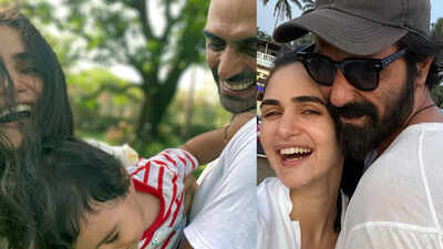 Arjun Rampal and ladylove Gabriella Demetriades shower love on each other as they celebrate their anniversary