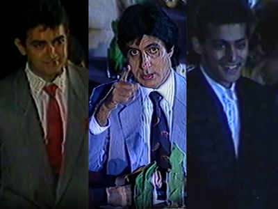 Flashback: When Amitabh Bachchan, Aamir Khan and Salman Khan attended the Filmfare Awards in 1989