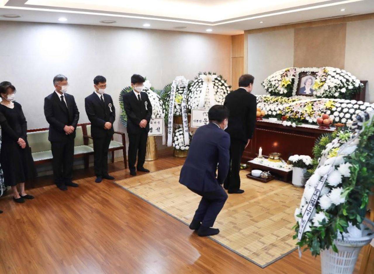 South Korea President Moon under fire over sex offenders family funeral photo