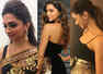 How to wear black and gold colour combination like Deepika Padukone