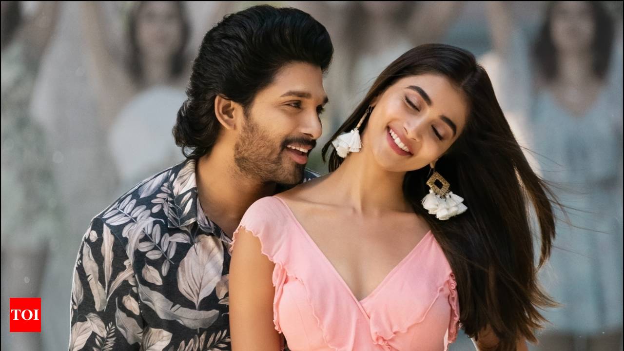 Allu Arjun and Puja Hegde on Butta Bomma song in AlaVaikunthapurramuloo  Movie | Simple girl outfits, Pretty girl dresses, Kids blouse designs