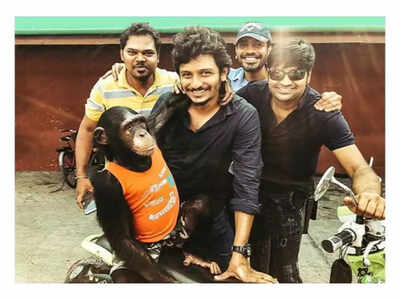 Sathish shares a video of him revealing how his dupe worked hard in Gorilla for a stunt scene