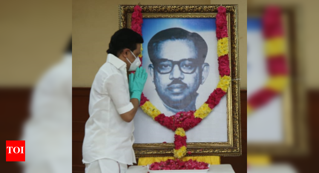 V R Nedunchezhiyan birth centenary Stalin, Vaiko and others pay homage to late Dravidian leader