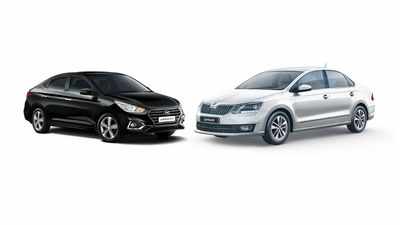 Hyundai Verna Turbo vs Skoda Rapid TSI: Price and performance