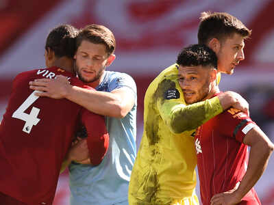 EPL: Liverpool's home winning streak ends in draw with Burnley