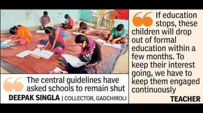 All reopened schools in Gadchiroli & Chandrapur shut again till July 31