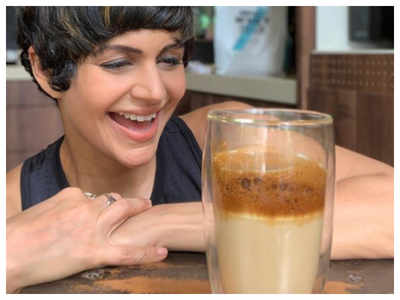 Mandira Bedi shares tips on how to make a simple coffee protein rich