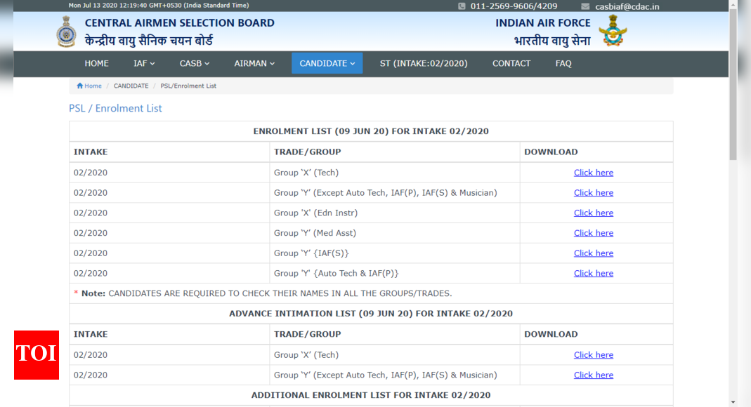 airmen official website