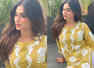 Mouni Roy wore a kurta with gharara and it's so pretty!