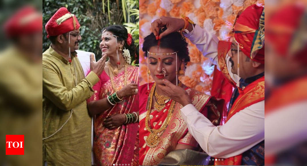 Savitrijoti Fame Actor Shubhangi Sadavarte Gets Hitched To Beau Anand 