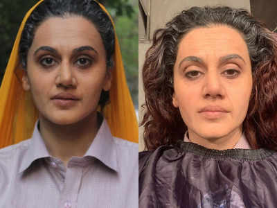Taapsee shares throwback pictures of her FIRST trial look for ‘Saand Ki Aankh’, calls it the biggest experiment of her film career
