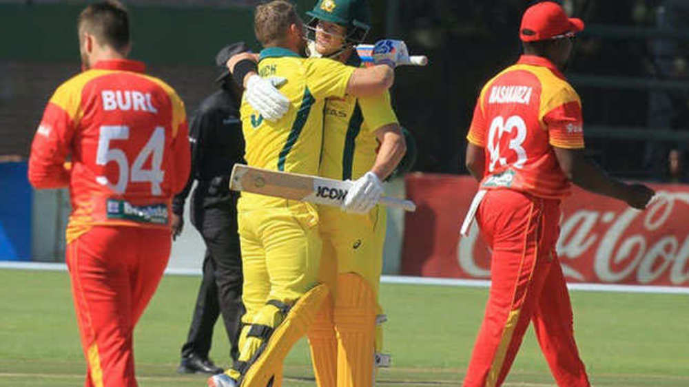 Aaron Finch and D'Arcy Short (Australia) - 223 vs Zimbabwe in 2018