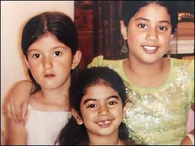 Blast from the past: Janhvi Kapoor's adorable childhood picture with Khushi and Shanaya is sure to brighten up your day