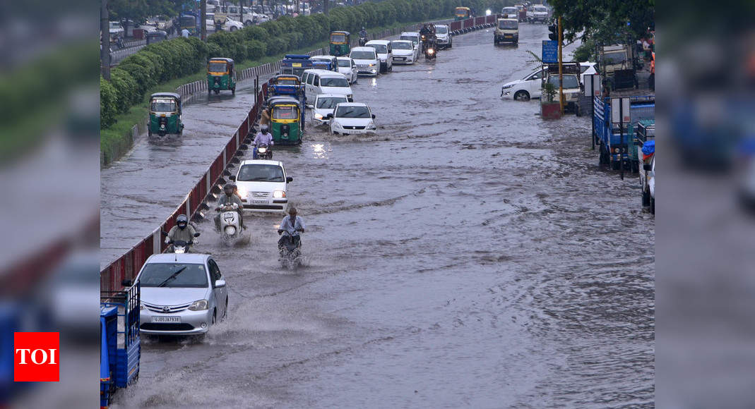 Gujarat: Navsari's Jalalpore receives 105mm rain | Surat News - Times ...