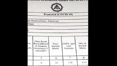 Maharashtra: ‘Promoted Covid-19’ stamp on marksheets prompts inquiry