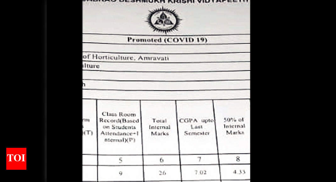 Maharashtra ‘Promoted Covid19’ stamp on marksheets prompts inquiry
