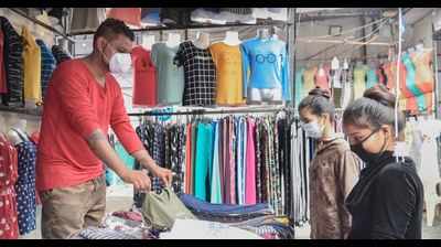 Safety norms in place, business picks up in city's street markets