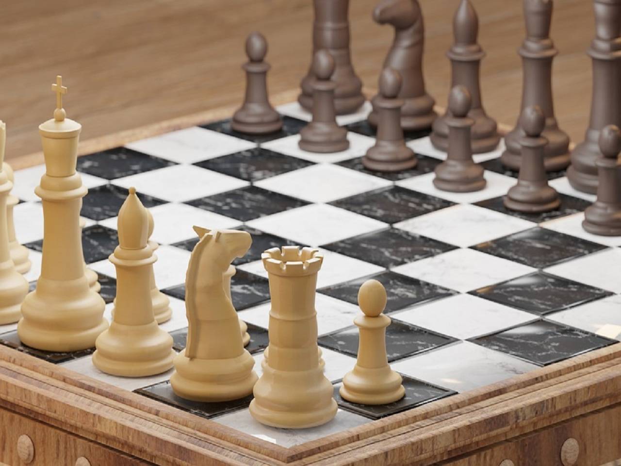 ChessBase India - You must have seen chess pieces made of