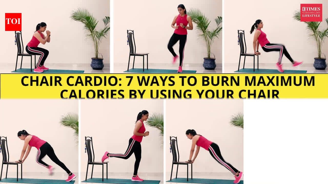 Chair cardio: 7 ways to burn maximum calories by using your chair