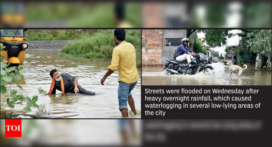 Nagpurians Wake Up To Overflowing Ambazari Lake And Waterlogged Streets 5751