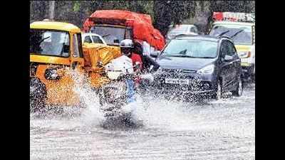 Heavy rains inundate Hyderabad roads, thunderstorms likely till July 19