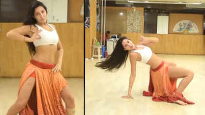 Watch: When Nora Fatehi attempted 'O Saki Saki' hook step for the first time