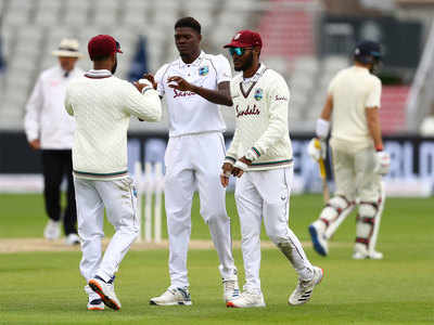 2nd Test: Windies put pressure on England after rain-delayed start
