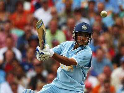 Sourav Ganguly batting at The Oval in 2007. (Photo by Clive Rose/Getty Images)