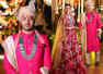 This groom wore a fuchsia pink sherwani on his wedding and it's the hottest trend this season