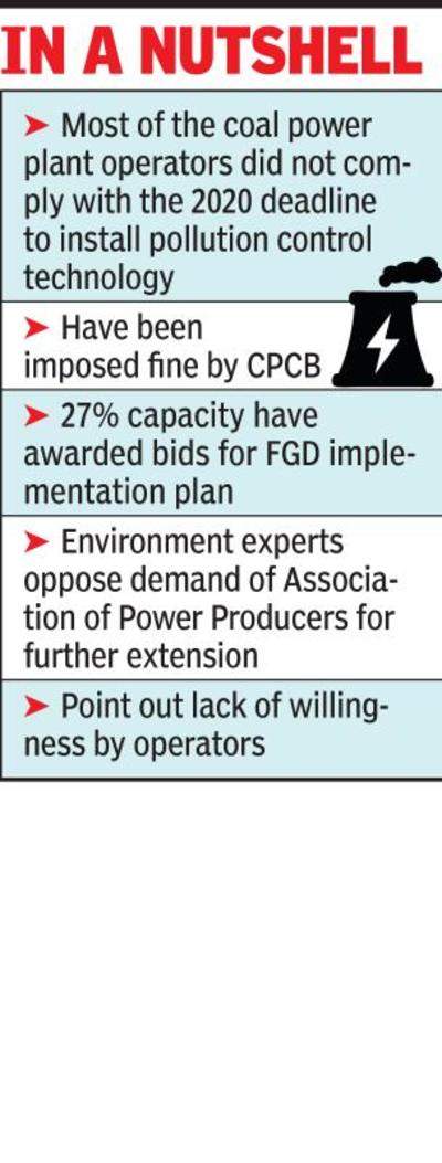 Only 1% coal power plant capacity has FGD, 72% yet to award bids