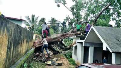 Incessant rain damages houses, property in Dakshina Kannada