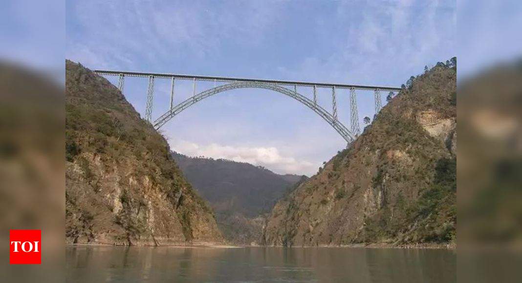 Chenab Bridge. Самый высокий ж/д мост в мире.