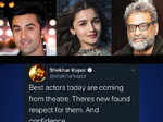 Shekhar Kapur reacts to R Balki's “Find me better actors than Alia Bhatt, Ranbir Kapoor” statement