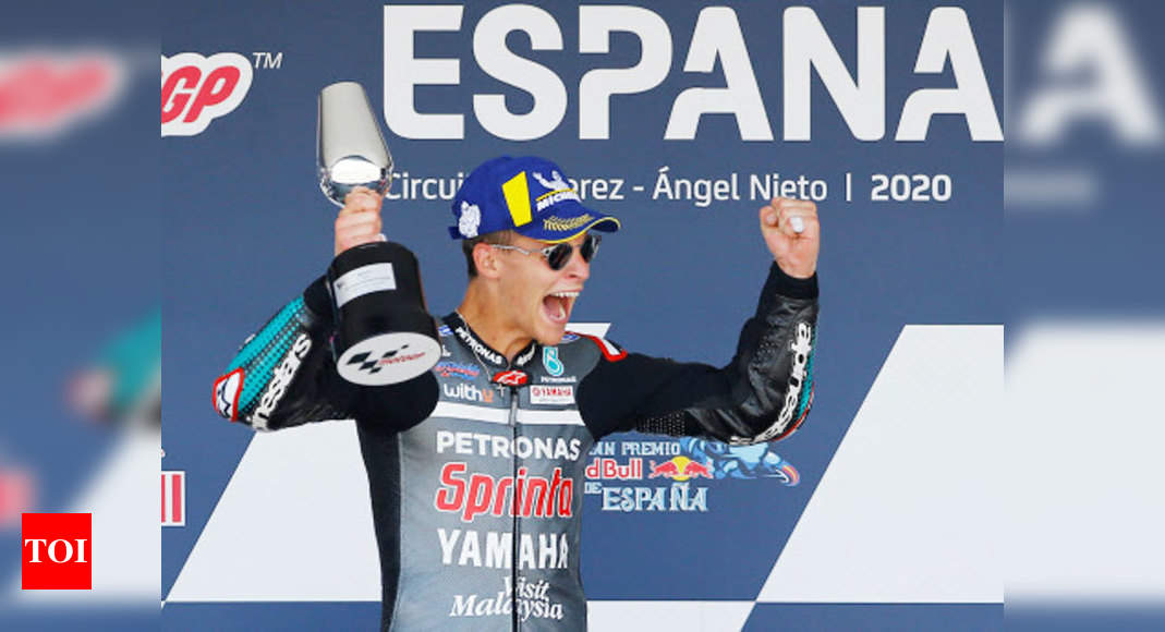 Motogp Fabio Quartararo Wins Season Opening Spanish Grand Prix Racing News Times Of India
