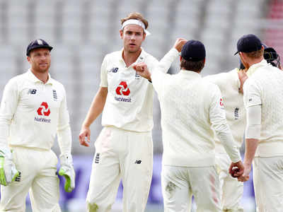 2nd Test: Stuart Broad boosts England's victory bid against West Indies in Manchester