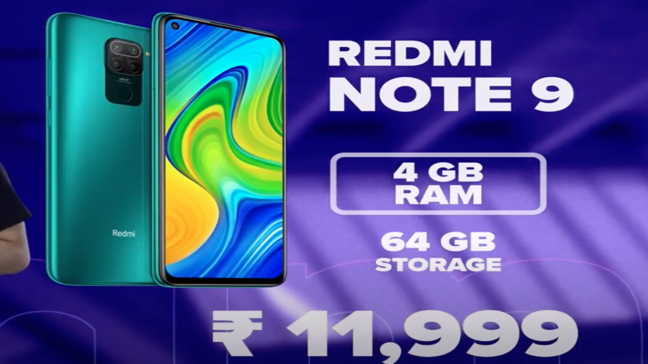 redmi note 9 4gb ram 64gb storage