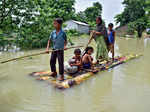 Pictures of flood which shows the devastation in Assam...