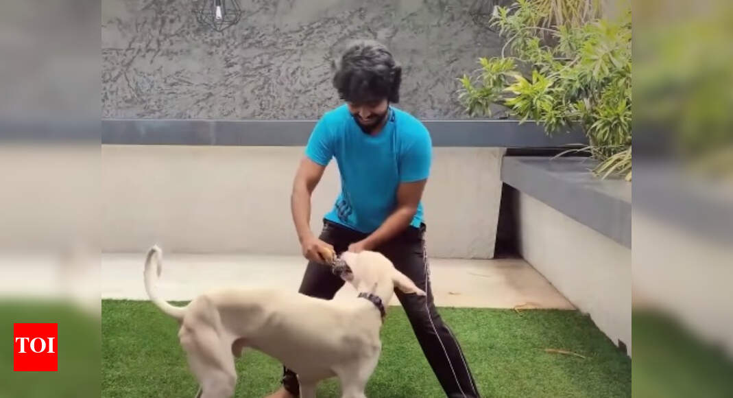 GV Prakash reveals his love for dogs and introduces his pet Happy