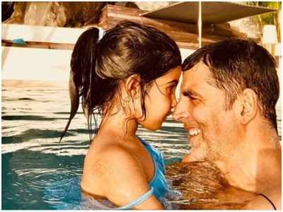 Akshay Kumar and daughter Nitara's camaraderie is sure to melt your heart; watch video
