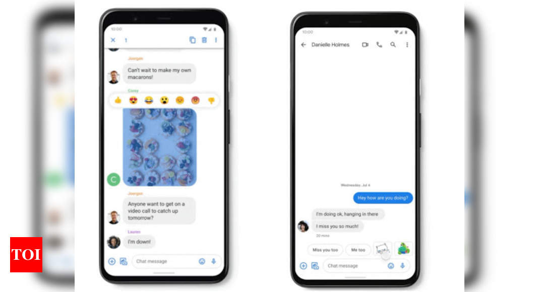 Google Adds 5 New Features To Android Messages - Times Of India