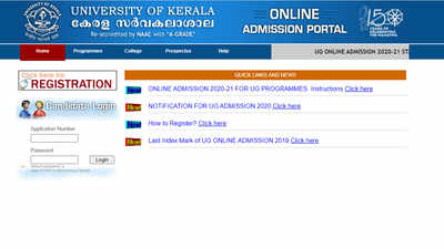 Kerala University UG admission process begins